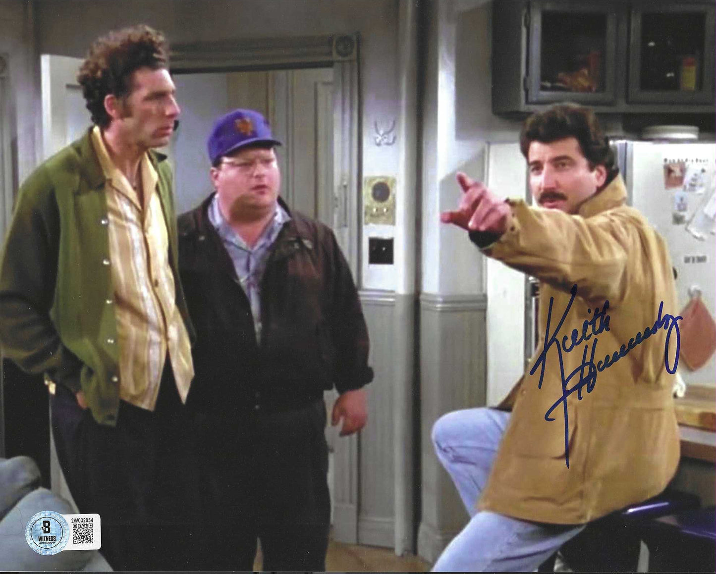 New York Mets Keith Hernandez Autographed Seinfeld 8x10 Photo picture