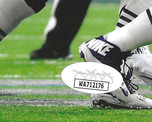 Philadelphia Eagles Brandon Graham Strips the Ball During S.B. 52. Autographed 8x10 Photo Picture