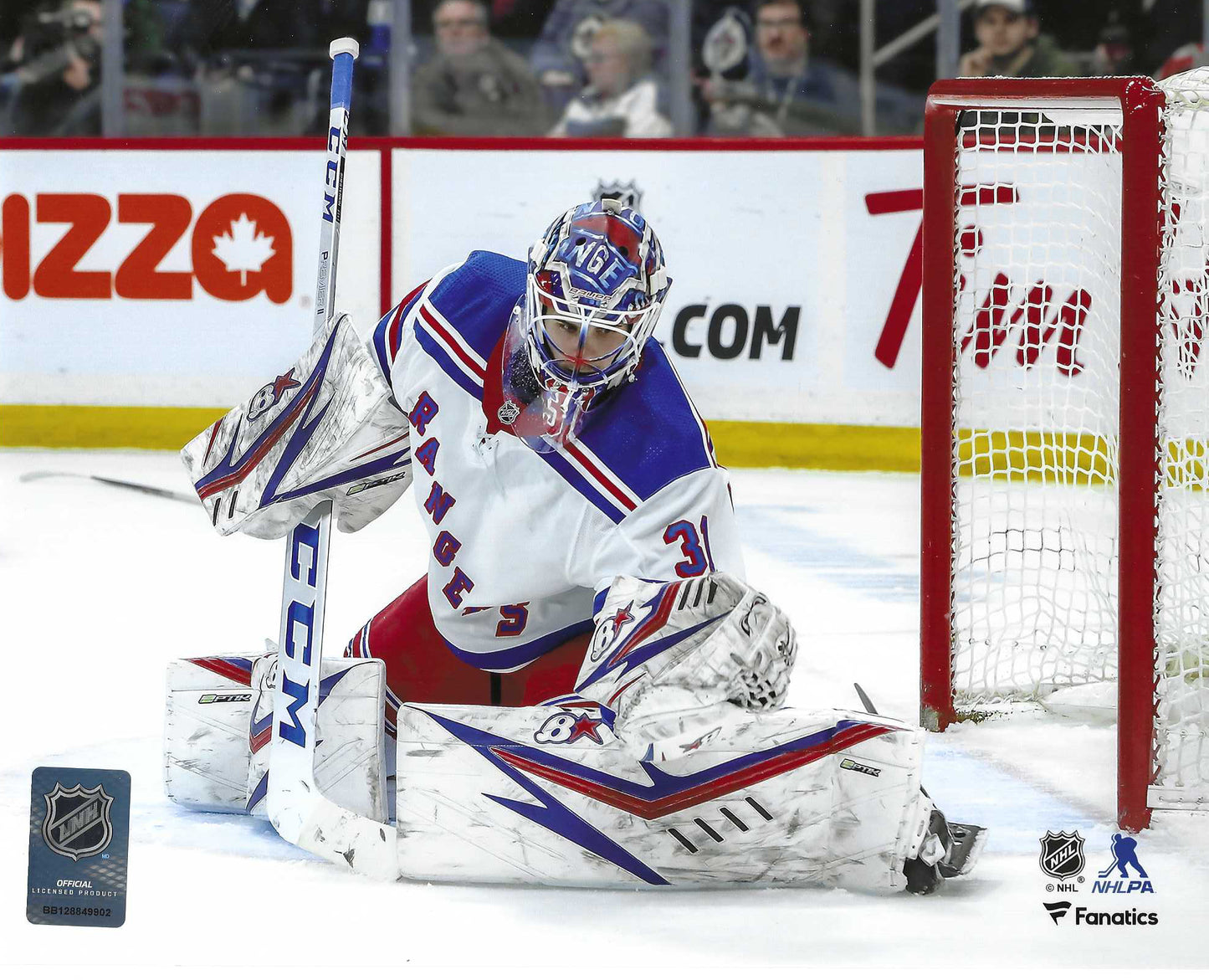 New York Rangers Goalie Igor Shesterkin 8x10 Action Photo Picture