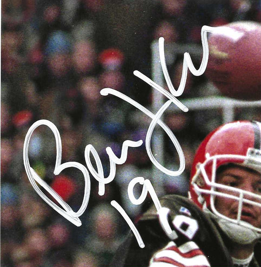 Cleveland Browns Legendary Quarterback Bernie Kosar Hand Signed 8x10 Autographed Photo Picture