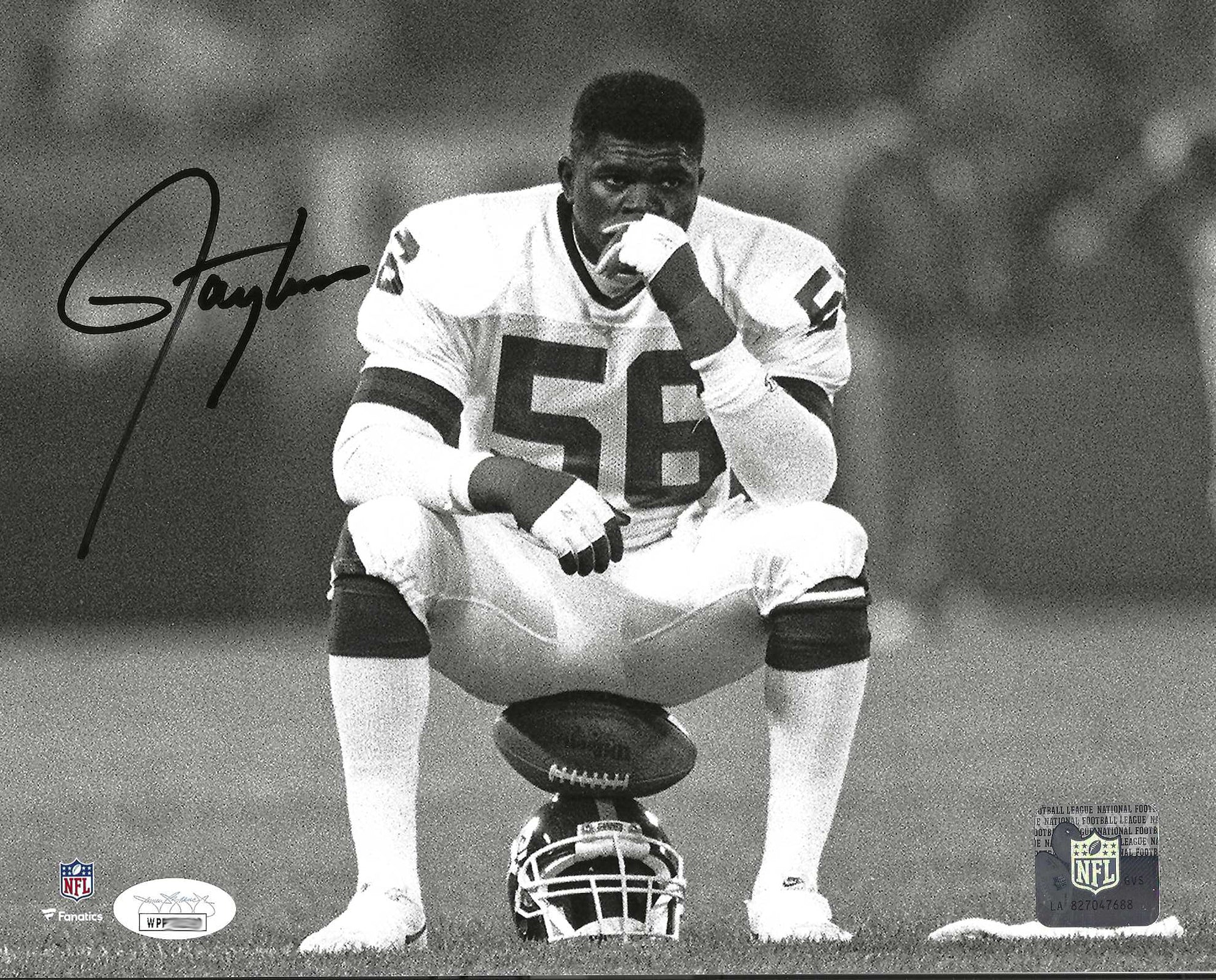 Lawrence Taylor- Autographed Signed New York Giants 8X10 Beckett Witnessed  #3