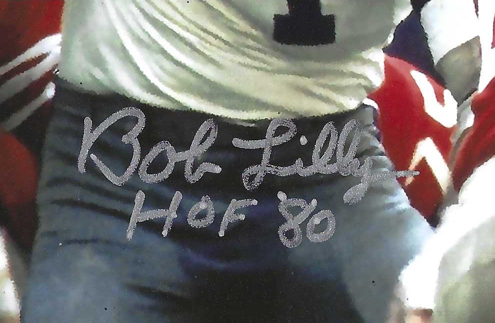 Dallas Cowboys Bob Lilly Autographed 8x10 Photo Picture