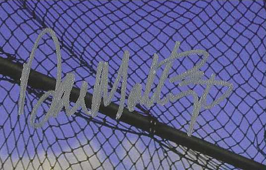 New York Yankees Don Mattingly "Donnie Baseball" Taking a Break Autographed 8x10 Photo Picture Becketts Certified