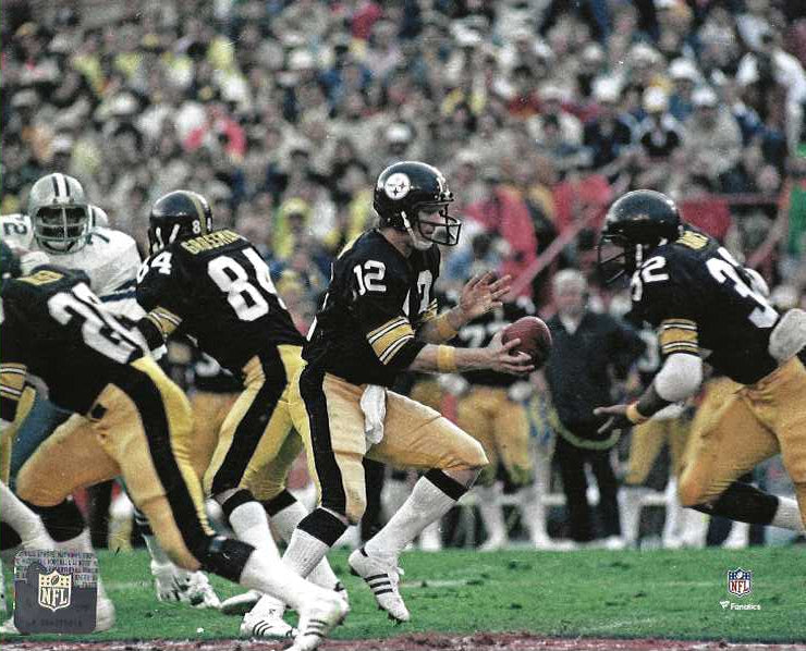 Pittsburgh Steelers Terry Bradshaw and Franco Harris is Super Bowl XII 8x10 Photo