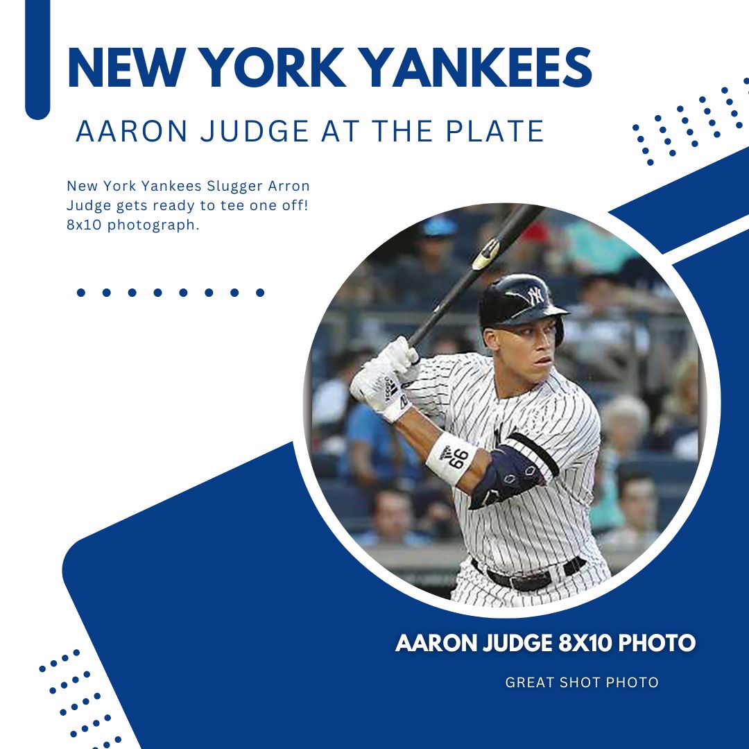 New York Yankees Arron Judge At The Plate Framed 8x10 Photo Picture