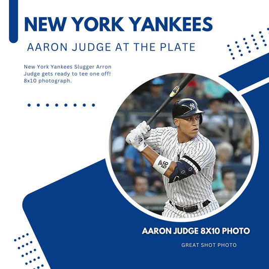 New York Yankees Arron Judge At The Plate 8x10 Photo Picture