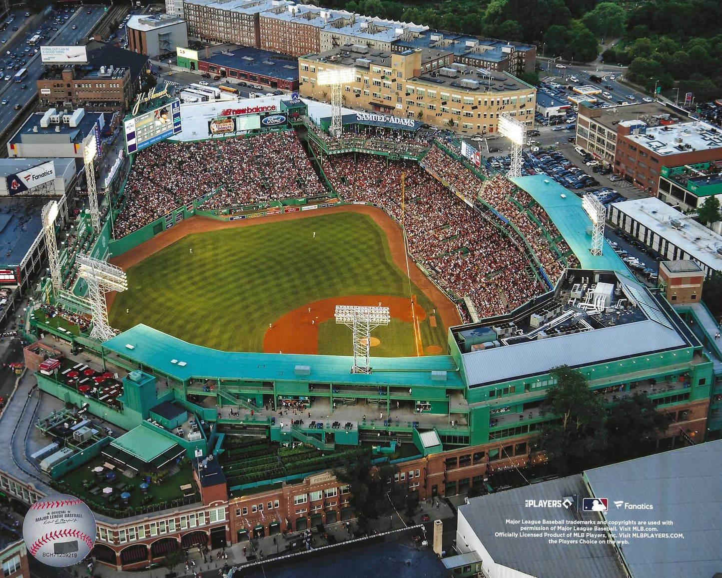 Boston Red Sox Aerial Photo Of Fenway Park . 8x10 Photo Picture