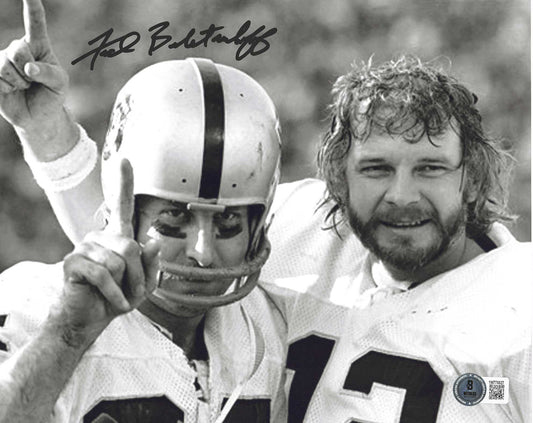 The Oakland Raiders Fred Biletnikoff Autographed and Ken Stabler 8x10 Photo