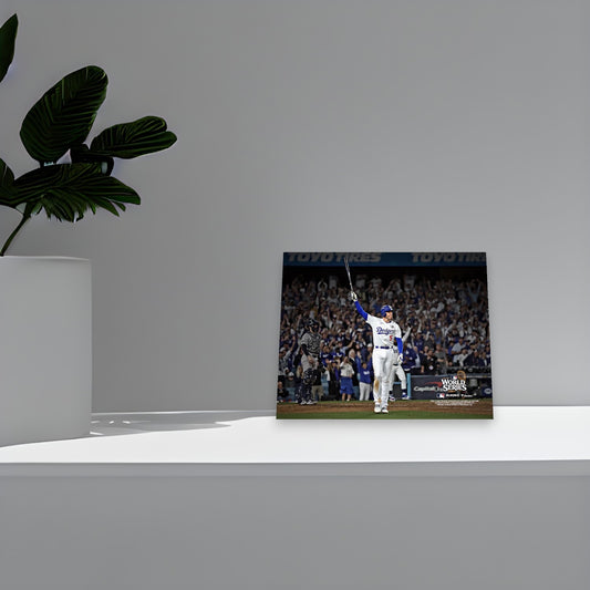 Los Angeles Dodgers Freddie Freeman 2024 World Series Game 1 Game-Winning Walk-Off Grand Slam 8x10 Photo Poster