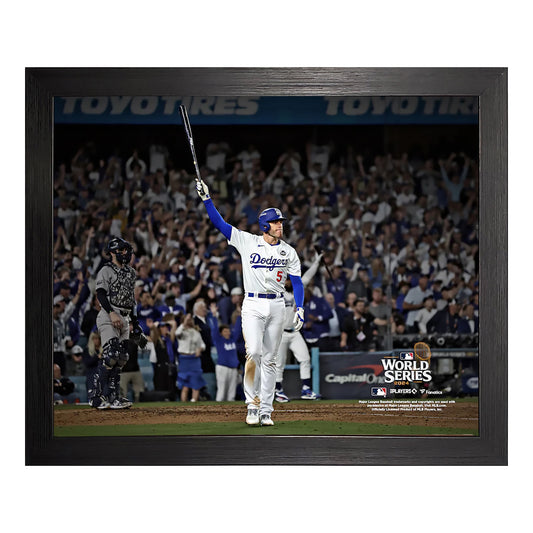 Los Angeles Dodgers Freddie Freeman 2024 World Series Game 1 Game-Winning Walk-Off Grand Slam Framed 8x10 Photo Poster