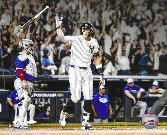 NY Yankees Arron Judge Bat Flip 8x10 photo poster