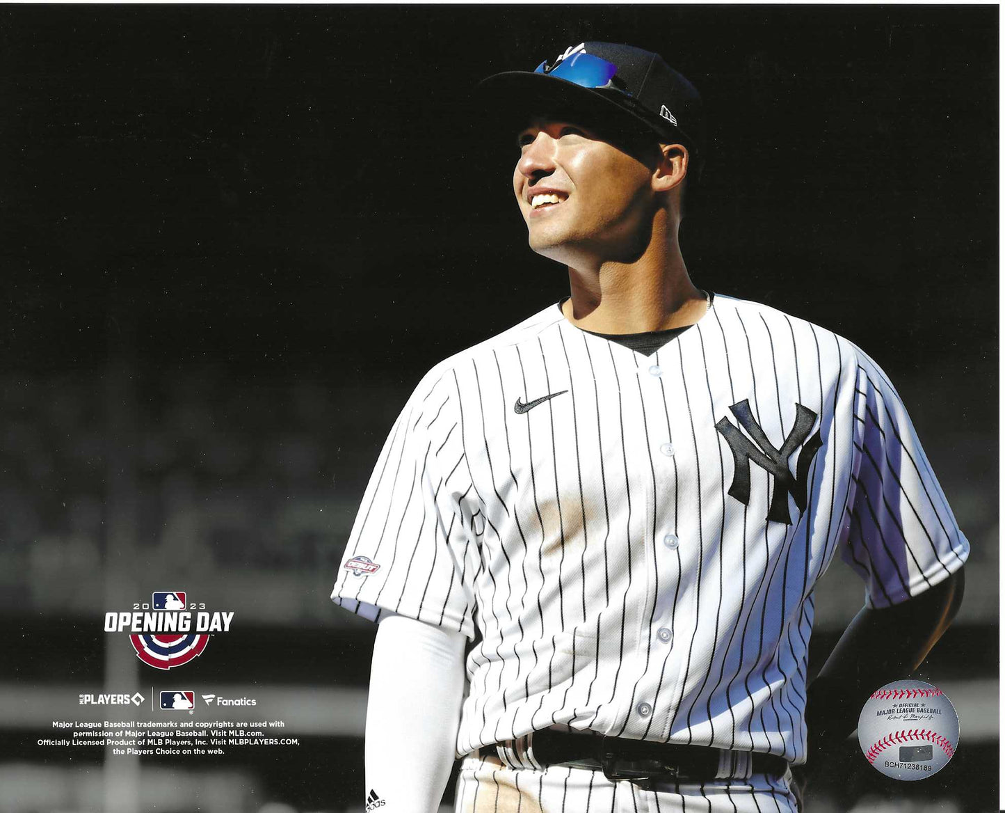 New York Yankees Antony Volpe On Opening Day 2023 8x10 Photo Picture