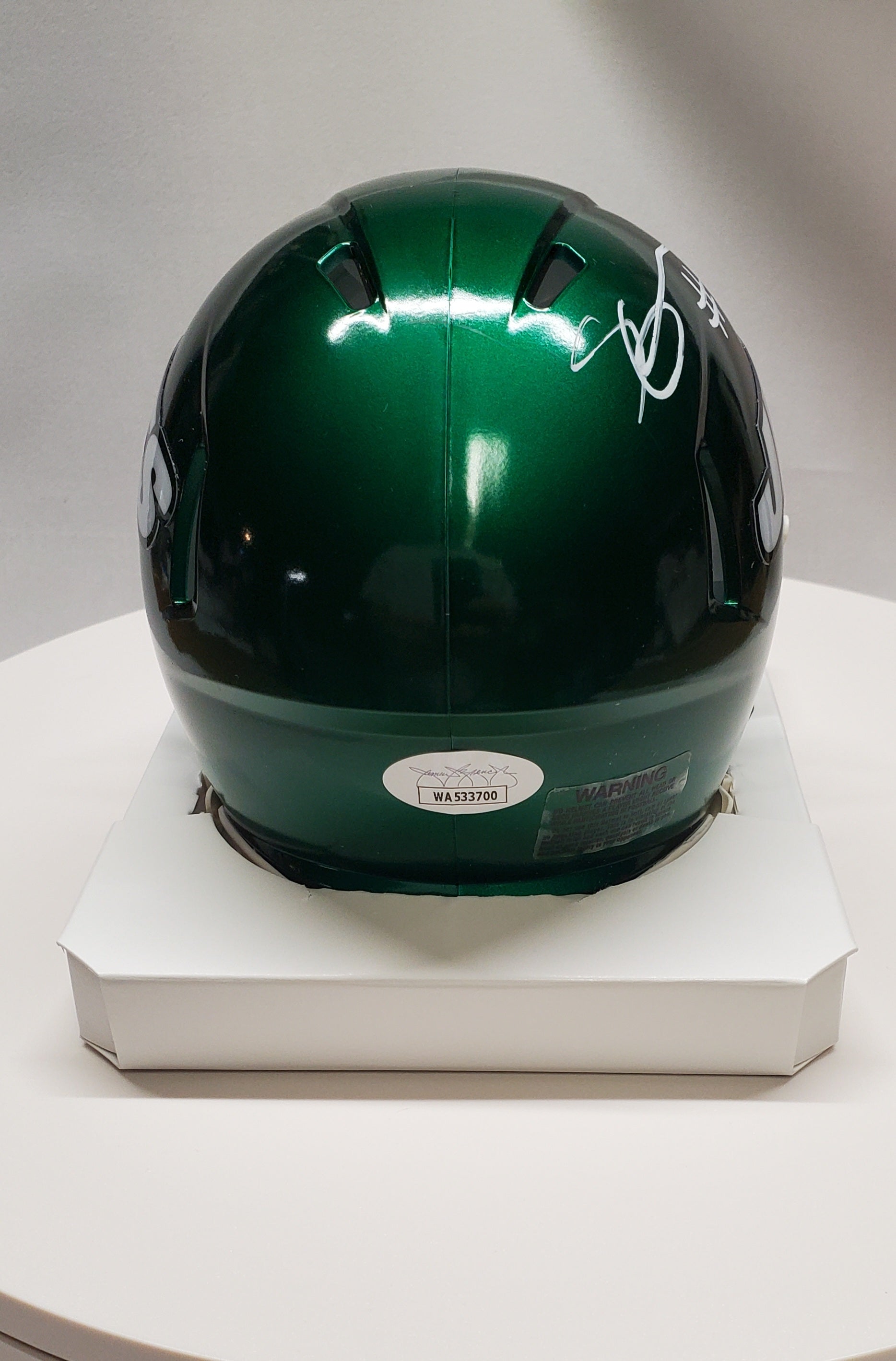 sauce gardner autographed helmet