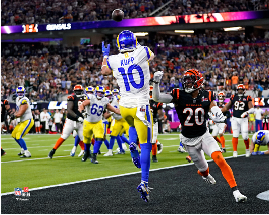 Los Angeles Rams Cooper Kupp S. B. LVI MVP Champion 8x10 Action Photo Picture