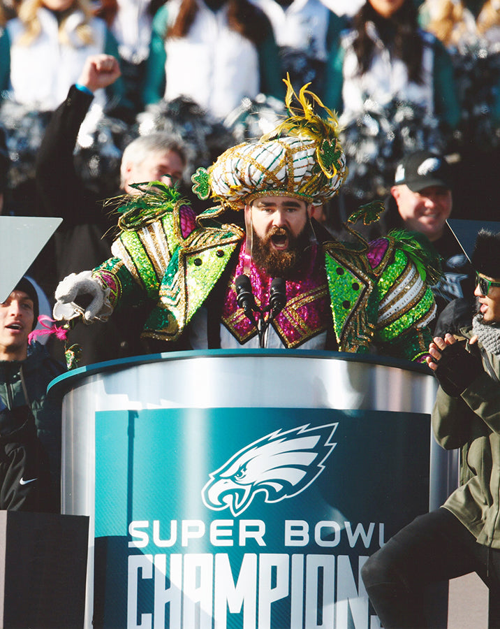 Philadelphia Eagles Jason Kelce Super Bowl Celebration 8x10 Photo Picture