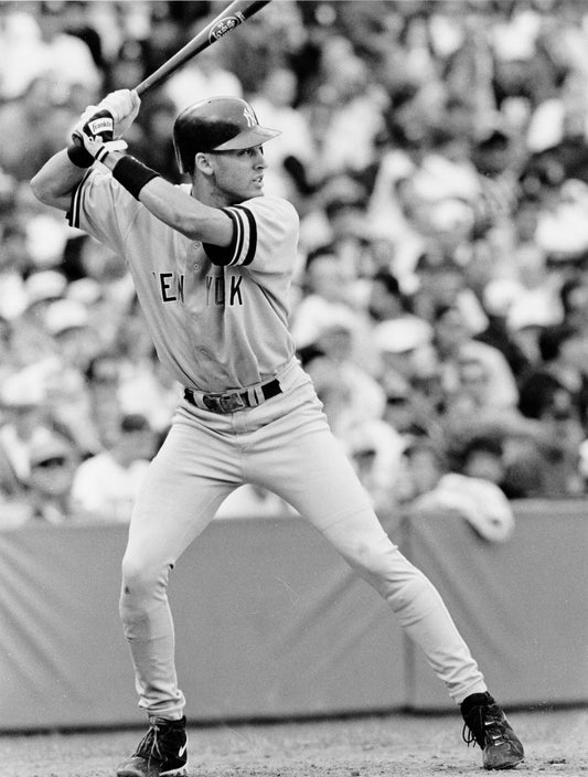 The New York Yankees Derek Jeter at Bat in 1996 Photograph