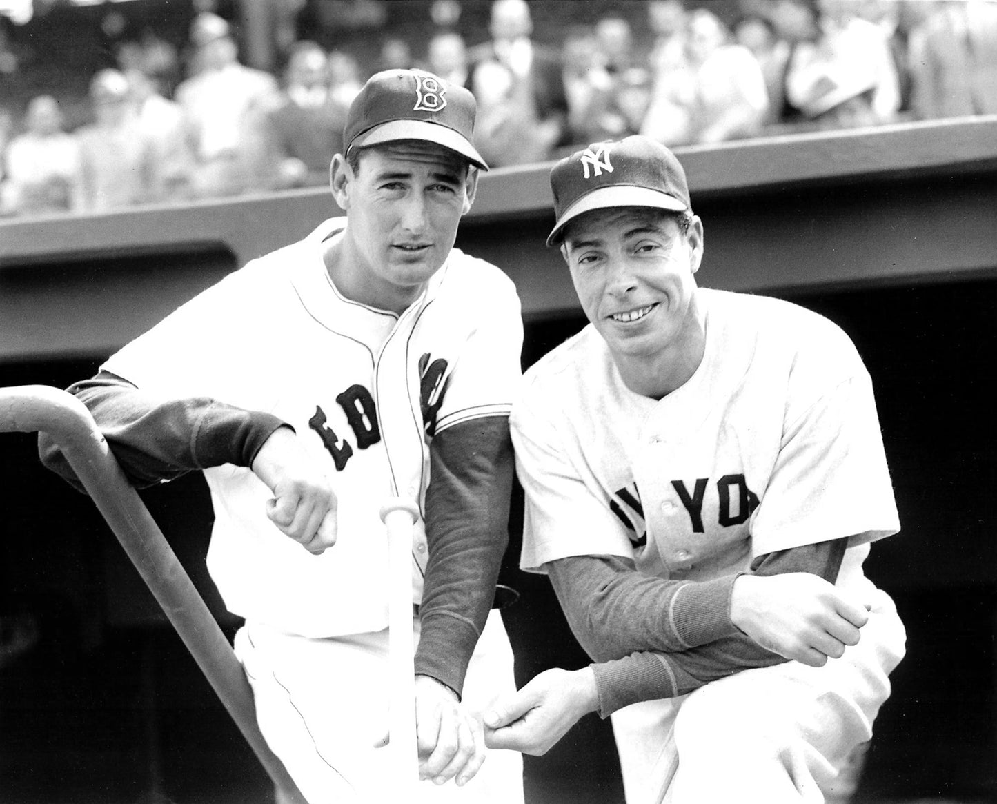 New York Yankees Joe DiMaggio & Boston Red Sox Ted Williams Together in 1951