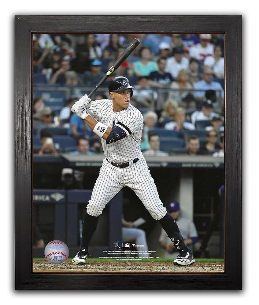 New York Yankees Arron Judge At The Plate Framed 8x10 Photo Picture