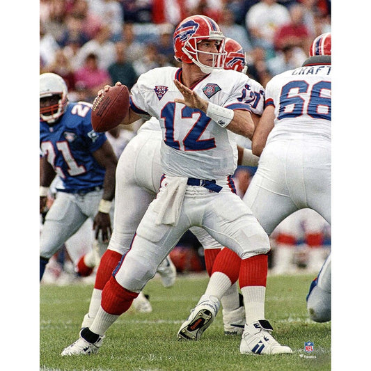 Buffalo Bills Hall Of Fame Member Jim Kelly, 8x10 Action Photo