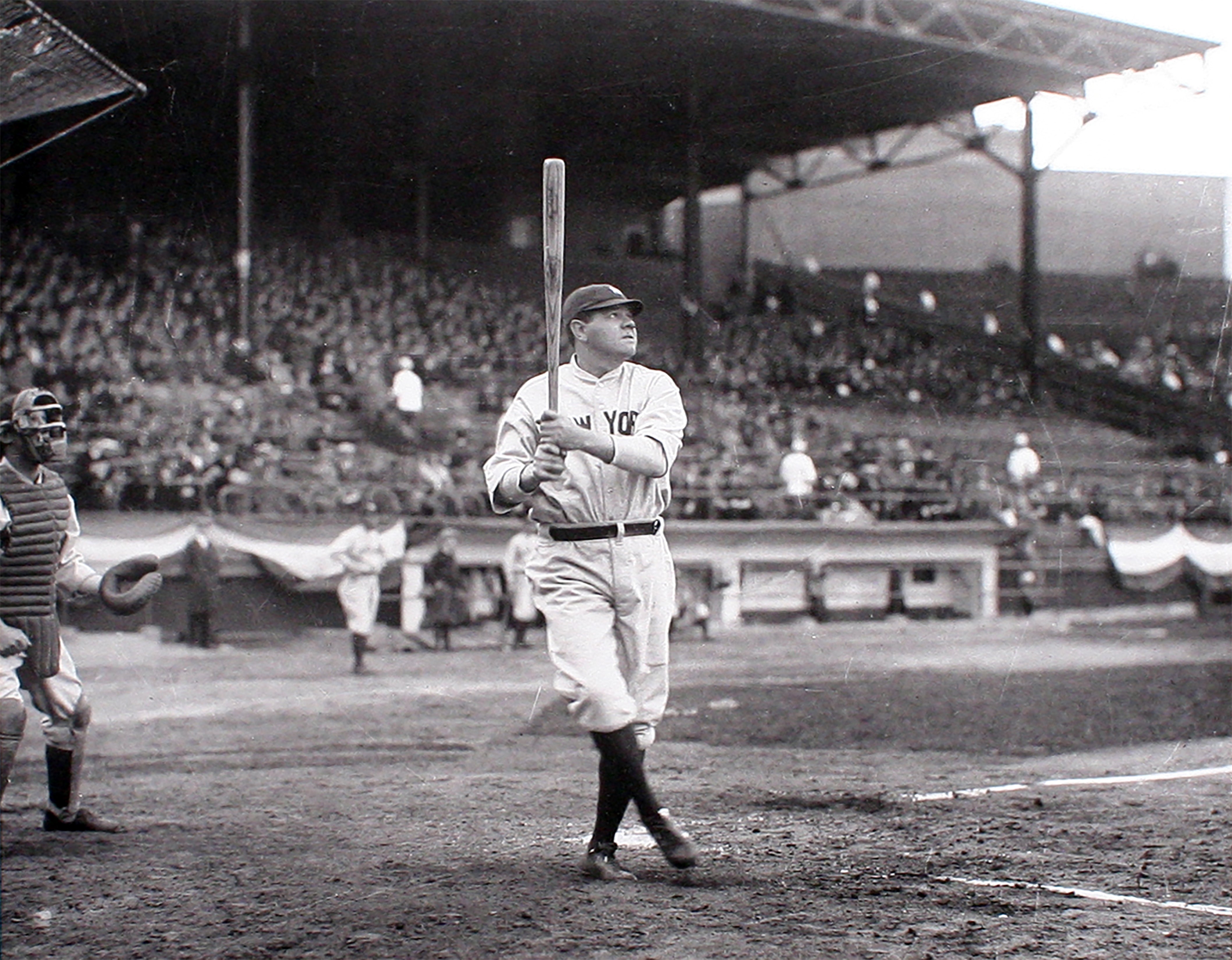 New York Yankees Babe Ruth At The Plate in 1932 8x10 Photo – Great Shot LLC
