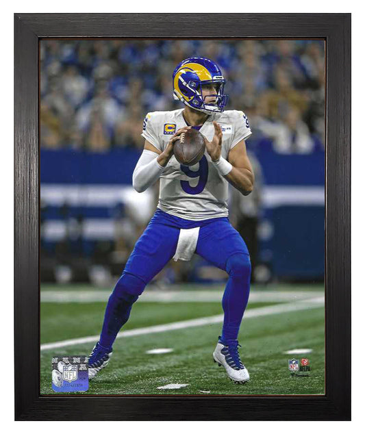 Los Angeles Rams Matt Stafford 8x10 Framed Action Photo Picture